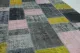 Patchwork vloerkleed diverse kleuren 300cm x 214cm  Incl onderkleed van katoen