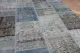 Patchwork blauw vloerkleed nr: 10754, 240cm x 170cm 