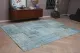 patchwork vloerkleed blauw nr.11488 300cm x 200cm