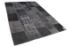 patchwork vloerkleed  grijs  302cm x 211cm