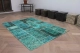 patchwork vloerkleed turquoise nr.20638 231cm x 162cm 