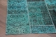 patchwork vloerkleed turquoise nr.20638 231cm x 162cm 
