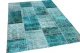 patchwork vloerkleed turquoise nr.20642 231cm x 161cm 