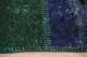 Paars patchwork vloerkleed 248cm x 175cm kleed heeft klein gaatje op de naad