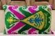 Ikat Velvet kussen wit 60cm x 40cm incl binnen kussen 