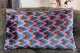 Ikat Velvet kussen blauw roze 60cm x 40cm incl binnen kussen 