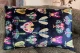 Ikat Velvet kussen zwart 60cm x 40cm incl binnen kussen 