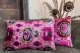 Ikat Velvet kussen paars 60cm x 40cm incl binnen kussen  