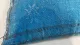 SALE Sabra Kussen uit Marokko blauw 45cm x 45cm incl vulling showroom model, zie foto's