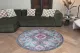 SALE vintage look vloerkleed 160cm rond