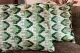 Ikat Velvet kussen groen 60cm x 40cm incl binnen kussen nr.98682