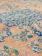 Vintage vloerkleed oranje, blauw nr.13678 387cm x 288cm