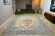 Vintage vloerkleed oranje, blauw nr.13678 387cm x 288cm