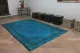 Vintage vloerkleed turquoise nr:10901 277cm x 180cm