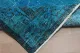 Vintage vloerkleed turquoise nr:10901 277cm x 180cm