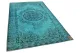 Vintage vloerkleed aqua blauw 1102 291cm x 188cm