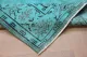 Vintage vloerkleed aqua blauw 1102 291cm x 188cm