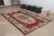 Vintage vloerkleed rood met beige nr:12117 302cm x 187cm