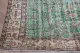 vintage vloerkleed groen nr.25556 282cm x 180cm