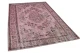 Vintage vloerkleed roze 25701 275cm x 182cm