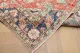 GERESERVEERD Vintage vloerkleed rood met blauw nr:7289 293cm x 180cm