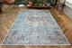Vintage style vloerkleed blauw, geel nr.11230, in diverse maten verkrijgbaar