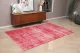 Vintage vloerkleed rood 18460 255cm x 159cm