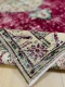 Vintage vloerkleed rood met groen 18809 276cm x 173cm.