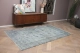 Vintage vloerkleed blauw 22695 256cm x 150cm