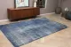 Vintage vloerkleed donkerblauw 23174 285cm x 175cm