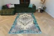Sale vintage vloerkleed met groen 25236 264cm x 143cm