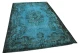 Vintage vloerkleed turquoise 25736 297cm x 189cm