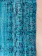 Vintage vloerkleed turquoise 31091 262cm x 172cm