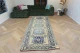 SALE Vintage vloerkleed geel nr:55746 338cm x 123cm