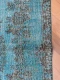 vintage vloerkleed blauw 275cm x 163cm