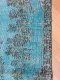 vintage vloerkleed blauw 275cm x 163cm