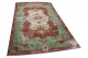 Sale Vintage vloerkleed bruin met rood en groen 7043 283cm x 160cm