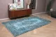 Vintage vloerkleed blauw 8166 284cm x 169cm