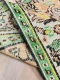 Vintage vloerkleed oranje, groen nr.92448 288cm x 165cm  