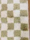 Sample sale berber vloerkleed groen 85cm x 60cm gemaakt van wol